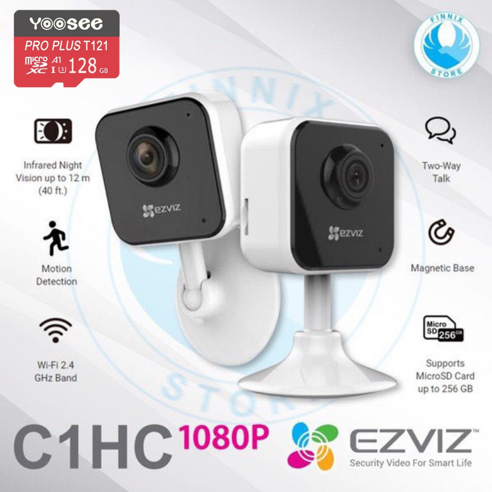 Camera IP Ezviz C1HC 1080P Góc rộng 130độ, nhìn xa trong tối Bảo hành 5 năm lỗi đổi mới trong 14 ngày | BigBuy360 - bigbuy360.vn