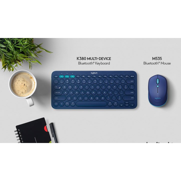 [Mã ELMS5 giảm 7% đơn 300K] Bàn phím Logitech K380 không dây-Kết nối cùng lúc 3 thiết bị