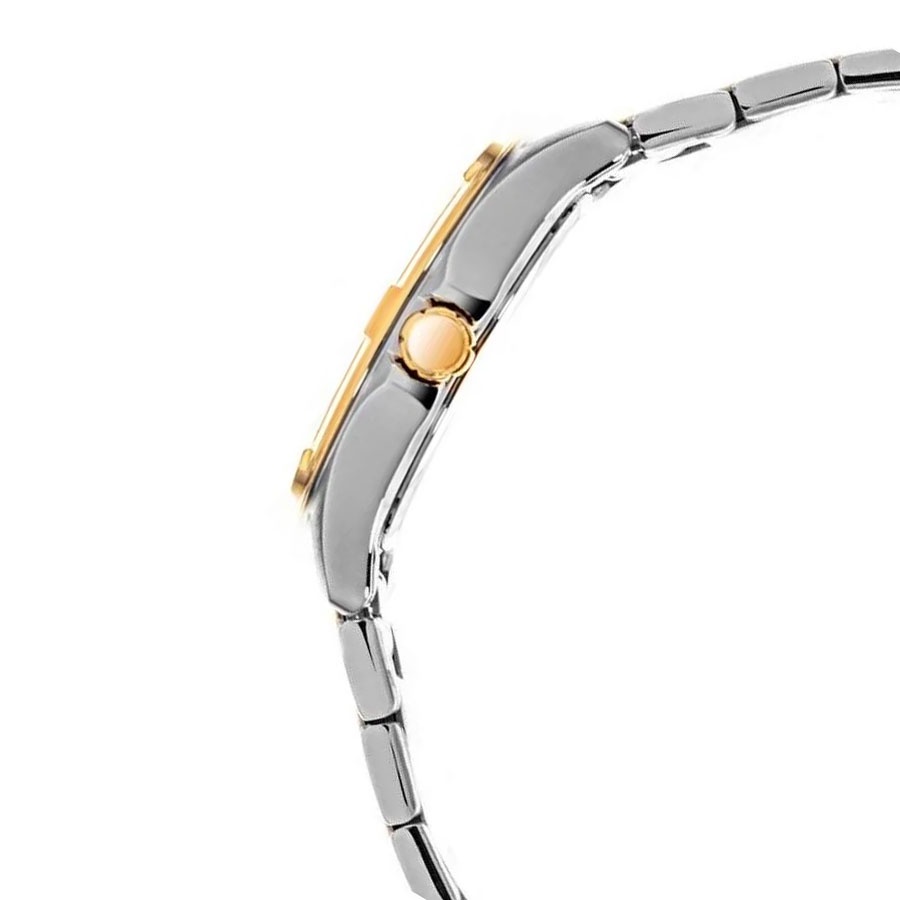 Đồng Hồ Nữ Citizen Đính Đá Swarovski Dây Thép Không Gỉ EU6084-57A - Mặt Trắng