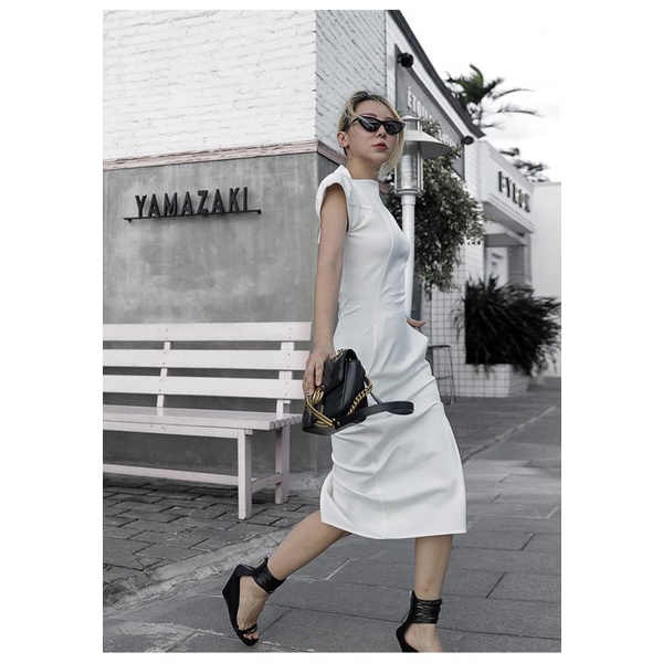 Váy đầm nữ thiết kế dáng ôm xẻ tà Gemmi Fashion, DK8289