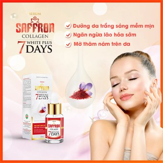 Serum Dưỡng Trắng Da - ngăn ngừa Nám, tàn nhang - Saffron Collagen White Plus 7days