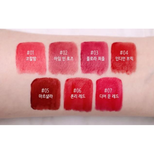 Son Kem Lì Siêu Mịn Môi Cosnori Creamy Velvet Tint 5.5g