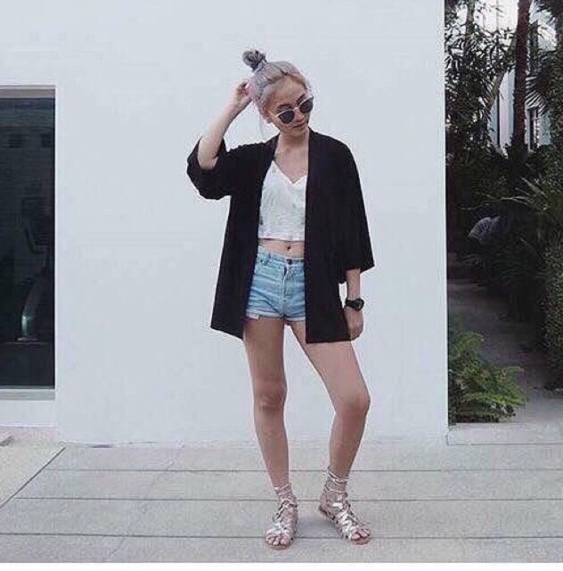 Kimono ĐEN TRƠN . Có Nhận May Áo Nhóm Đồng Phục | BigBuy360 - bigbuy360.vn