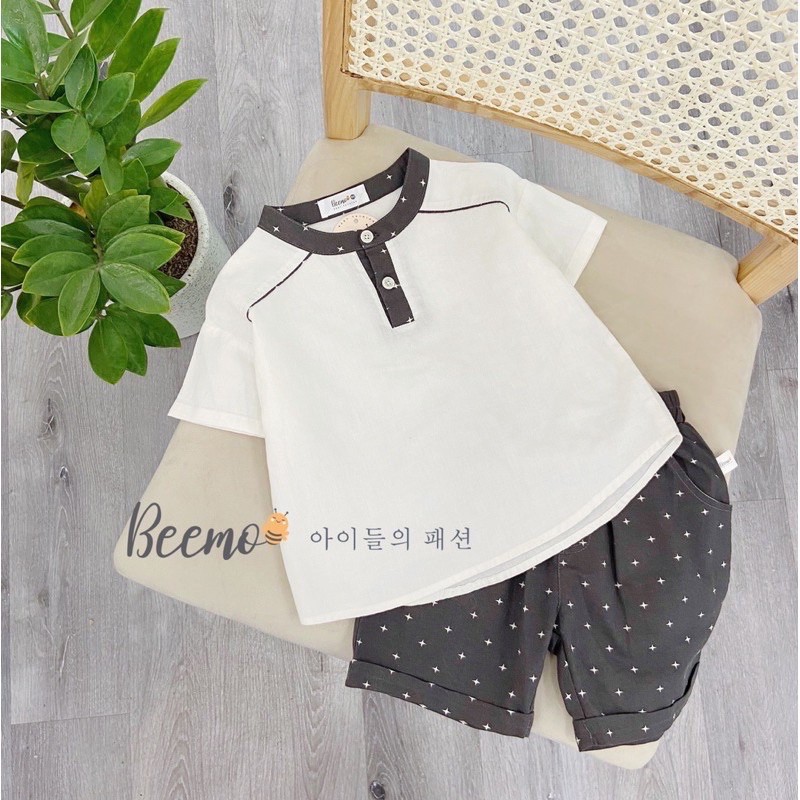 Set sơ mi côn tử bé trai