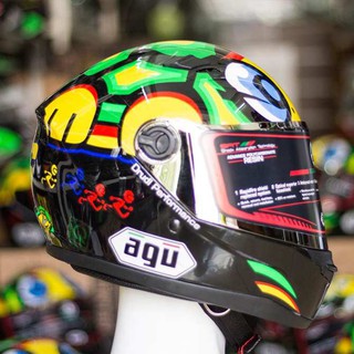 Nón Bảo Hiểm Fullface AGU Tem Rùa