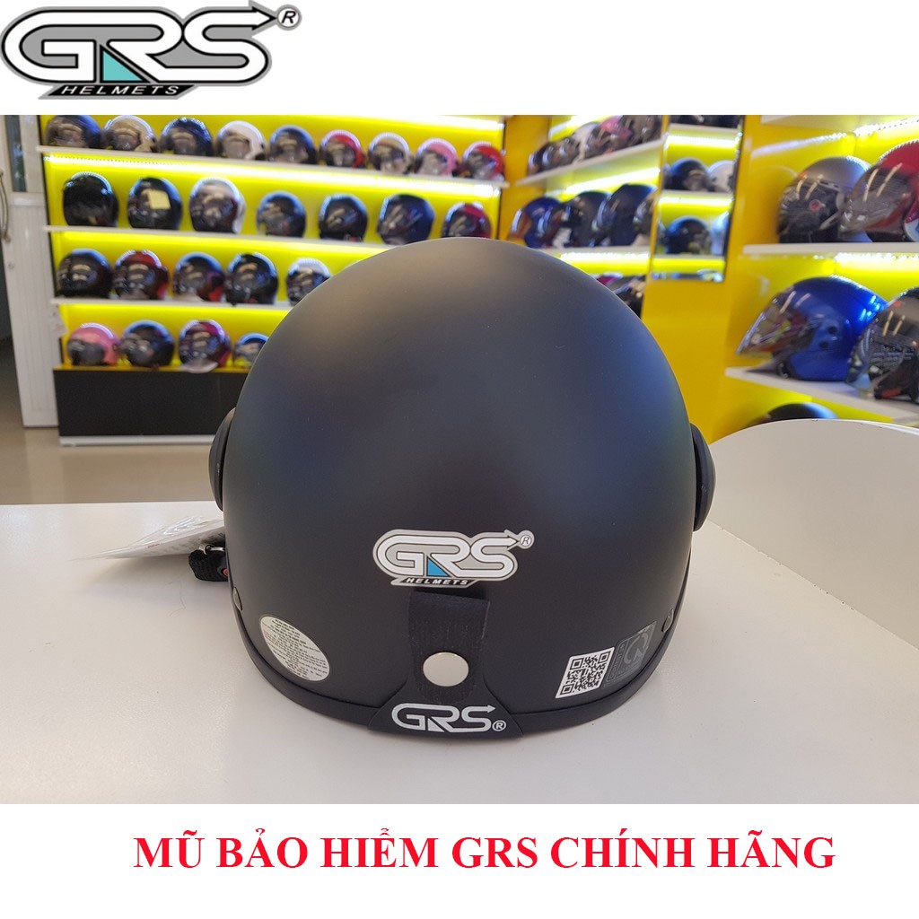 [ SHOPEE ] MŨ BẢO HIỂM 1/2 ĐẦU GRS CHÍNH HÃNG - A33 KÍNH