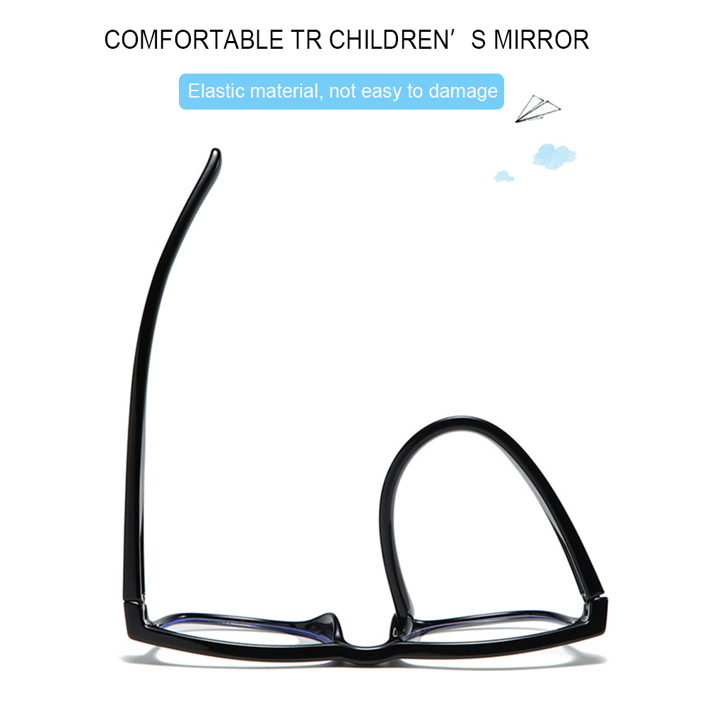 Mắt kính gọng silicon chống ánh sáng xanh bảo vệ mắt thời trang cho bé