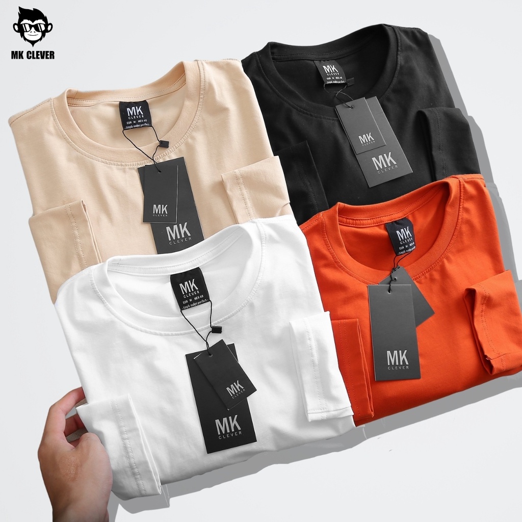 Áo thun trơn dài tay cổ tròn MK CLEVER | BigBuy360 - bigbuy360.vn