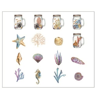 Set 32 sticker washi trang trí SW32