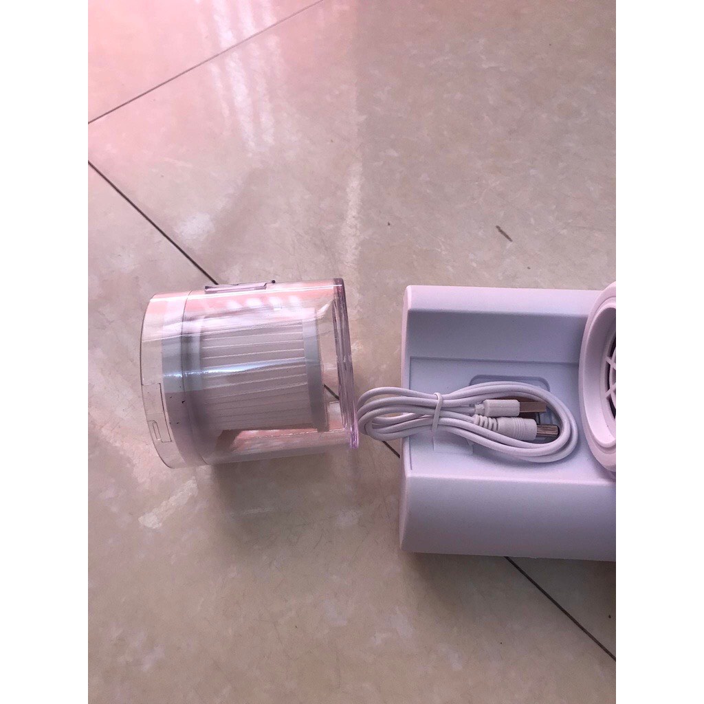 Máy hút bụi giường nệm, máy hút bụi mini không dây sạc pin có tia UV khử khuẩn, hút ẩm không khí, chăn ga, ghế sofa