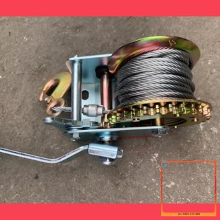 Tời quay tay 600lbs cáp thép thủ đức