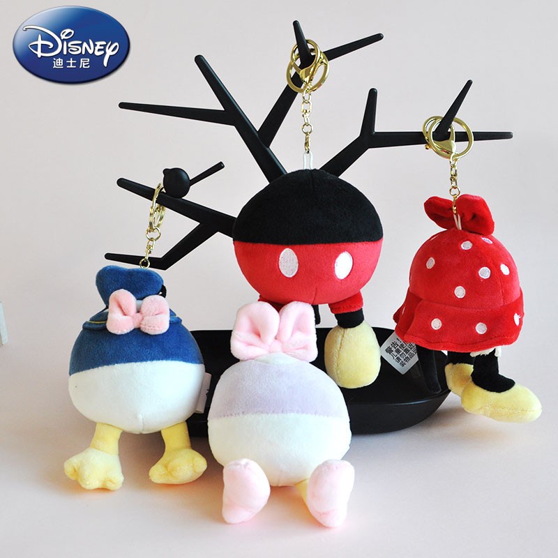 DISNEY Móc Chìa Khóa Hình Chuột Mickey Minnie Donald Daisy Dễ Thương Dùng Làm Quà Tặng Sinh Nhật Cho Bé Gái