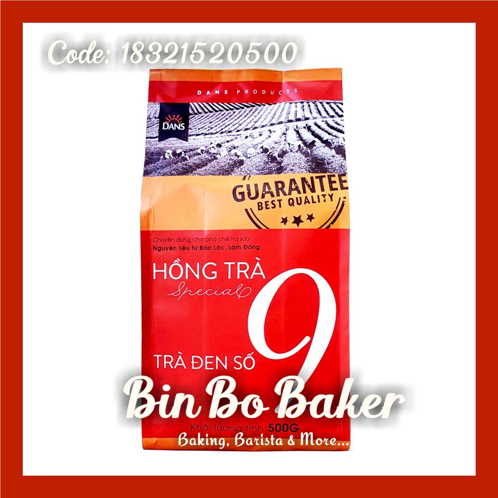 Hồng Trà ĐEN SỐ 9 hiệu DANS - Gói 500gr