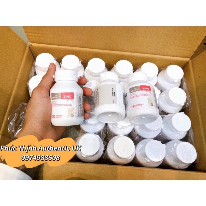 Viên Nhai Bổ Sung Kẽm Cho Trẻ Bio Island Zinc Của Úc