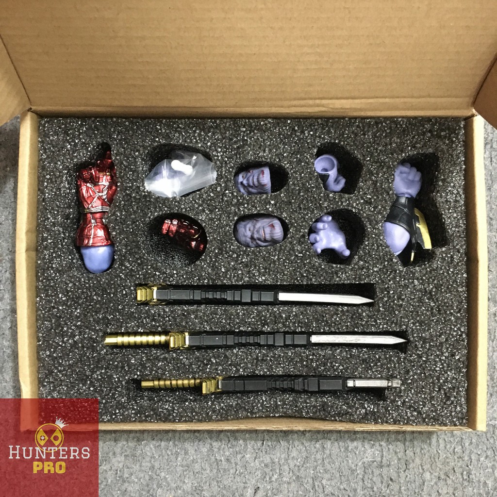 Set phụ kiện cho Thanos batlle damage shf của GoGoToy GG-01