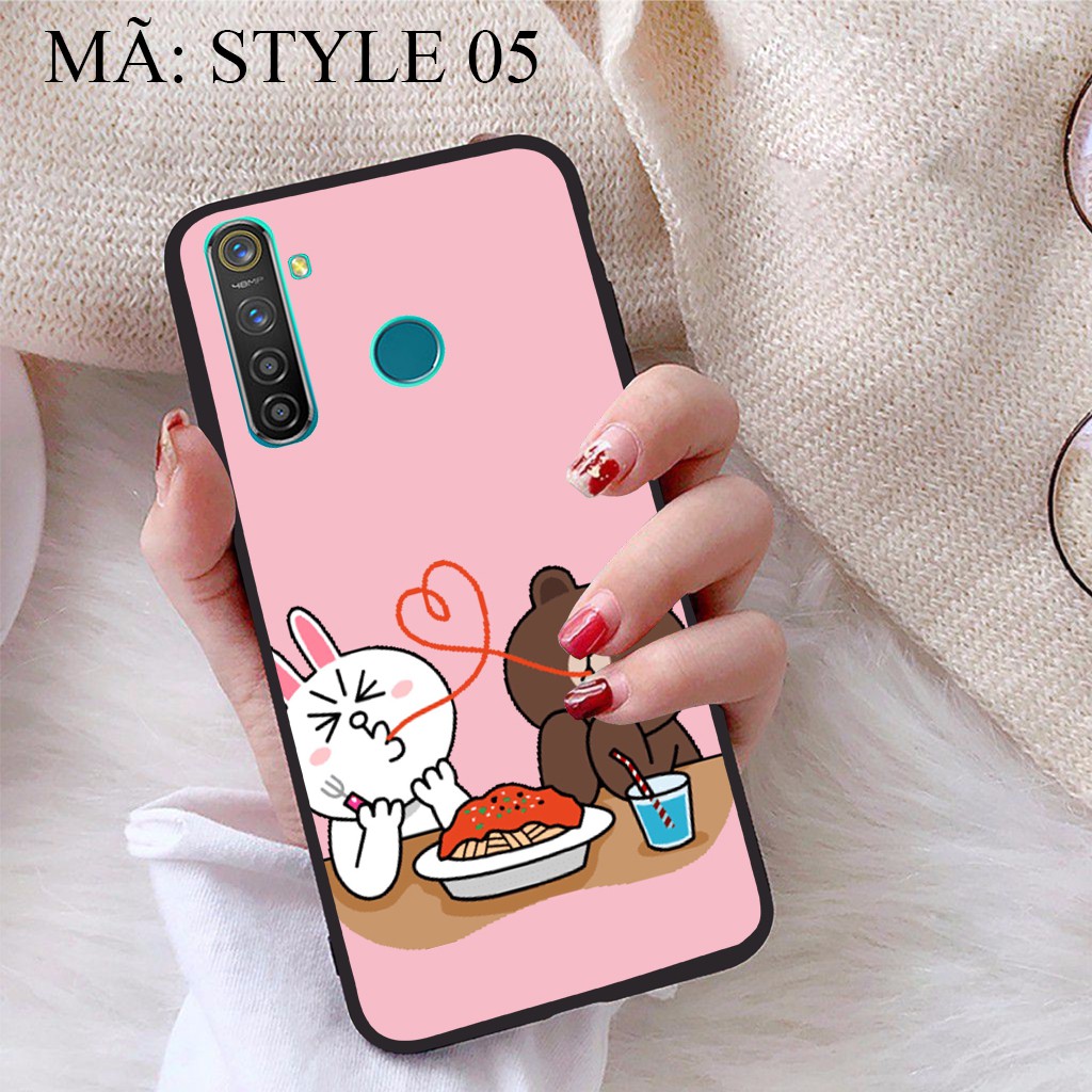 Ốp lưng Realme 5 Pro viền dẻo TPU BST Phong Cách Trẻ Trung