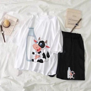 SET QUẦN ÁO BÒ SỮA CUTE