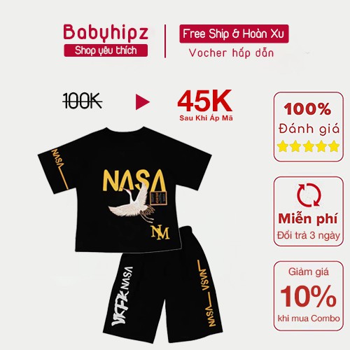 Đồ bộ bé trai thoáng mát mùa hè giá rẻ chất cotton đi chơi mặc nhà bé 4 đến 13 tuổi - BBH048