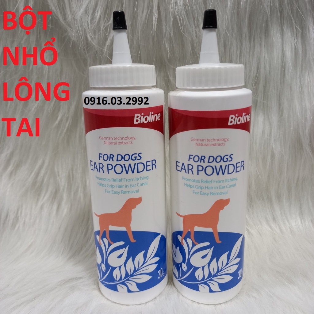 Bột nhổ lông tai chó mèo Bioline