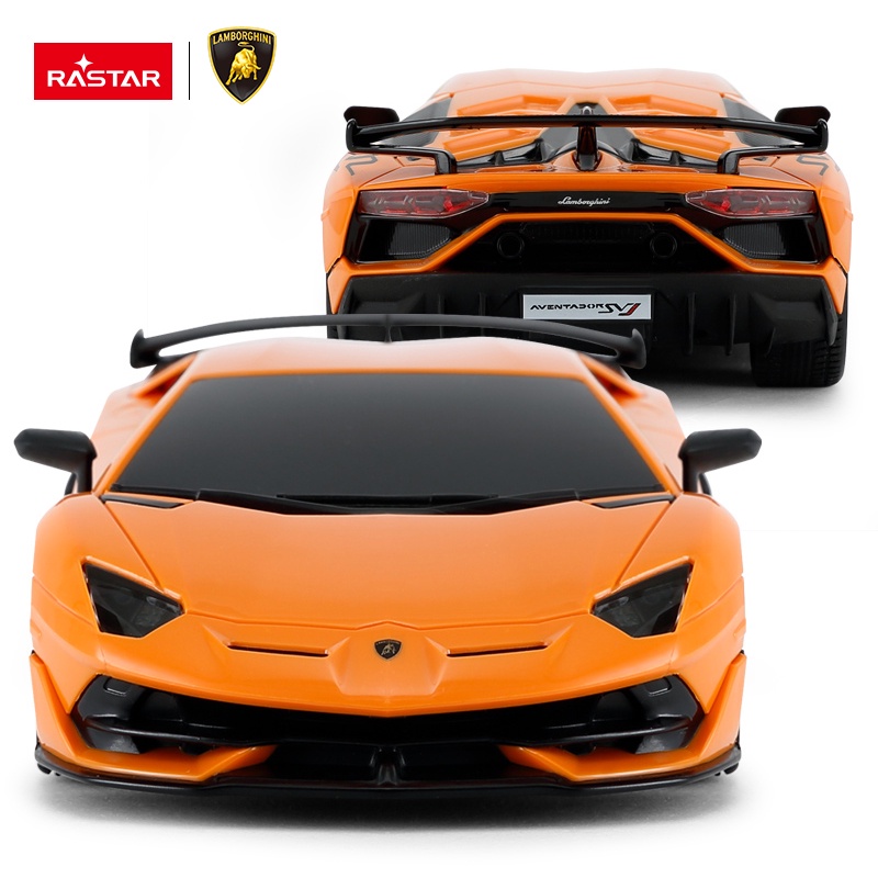 Đồ Chơi RASTAR Xe Điều Khiển 1:24 Lamborghini Aventador Svj Màu Cam R96100/ORA