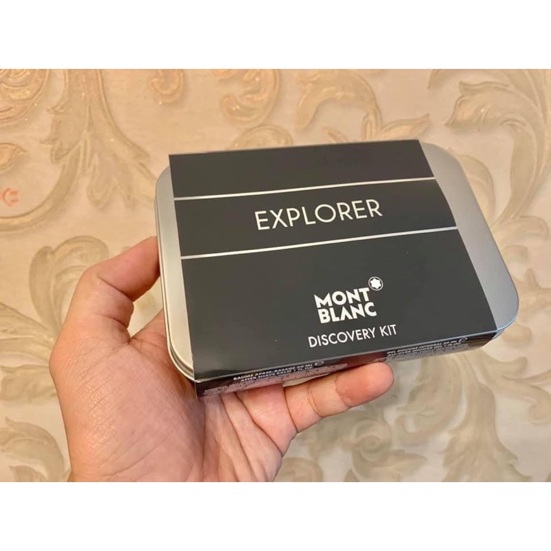 [Hàng mới] - Set mini vial nước hoa nam Montblanc Explore (Như hình)