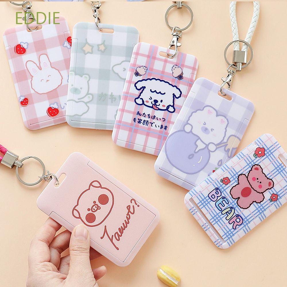 Dây đeo thẻ ID/thẻ ngân hàng họa tiết hoạt hình dễ thương cho nam và nữ