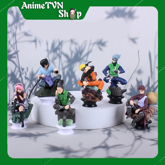 (Có lẻ) Set Combo 6 Mô hình Figure Anime/Manga Naruto (Mẫu 3) (Naruto và những người bạn)