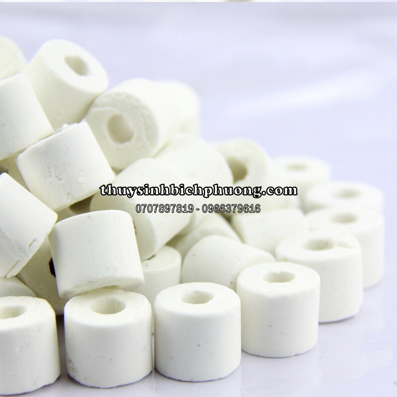 1KG SỨ LỌC LỖ - VẬT LIỆU LỌC HỒ CÁ THUỶ SINH - NUÔI VI SINH TỐT HỆ SINH THÁI