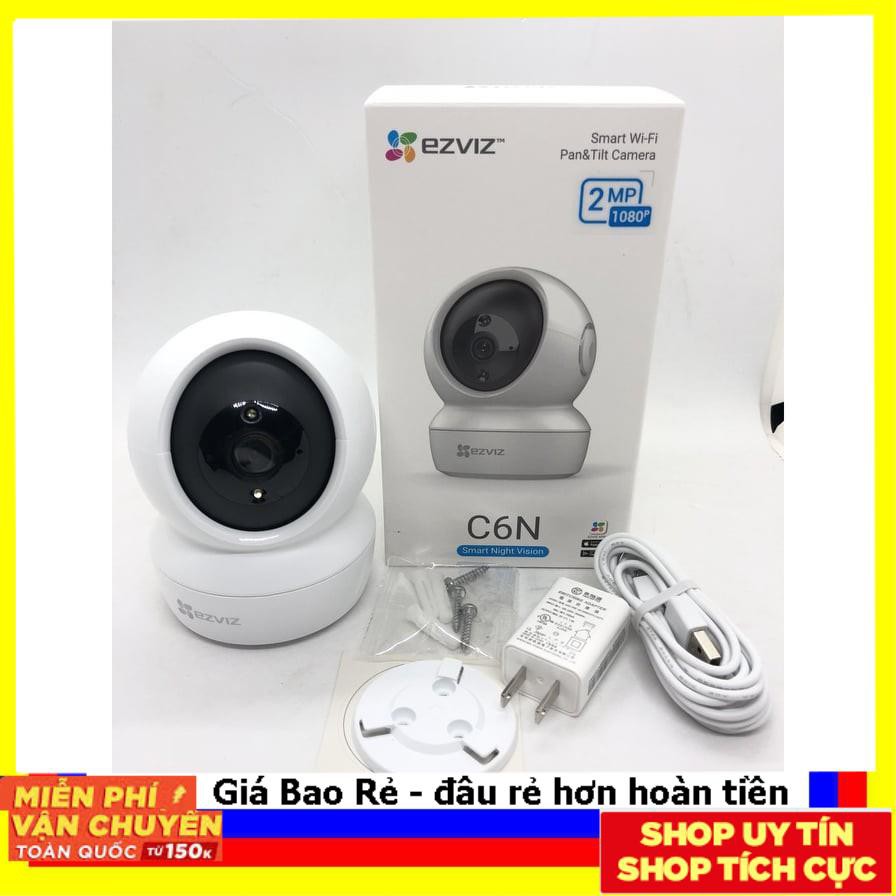 [Mẫu Mới] Camera 2M IP WIFI EZVIS C6N CV246 C6CN 1080P FULL HD [Có cổng Lan]