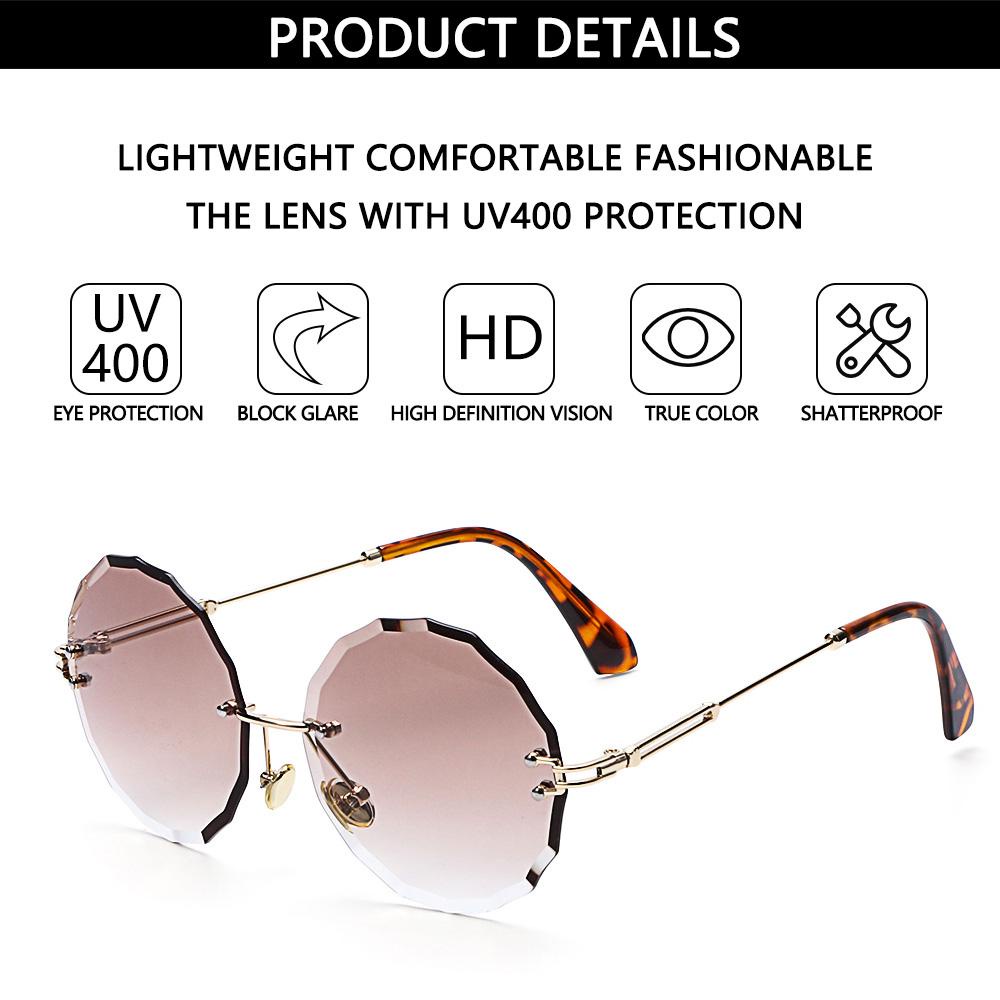 Kính Mát Không Gọng Thời Trang Cho Nữ