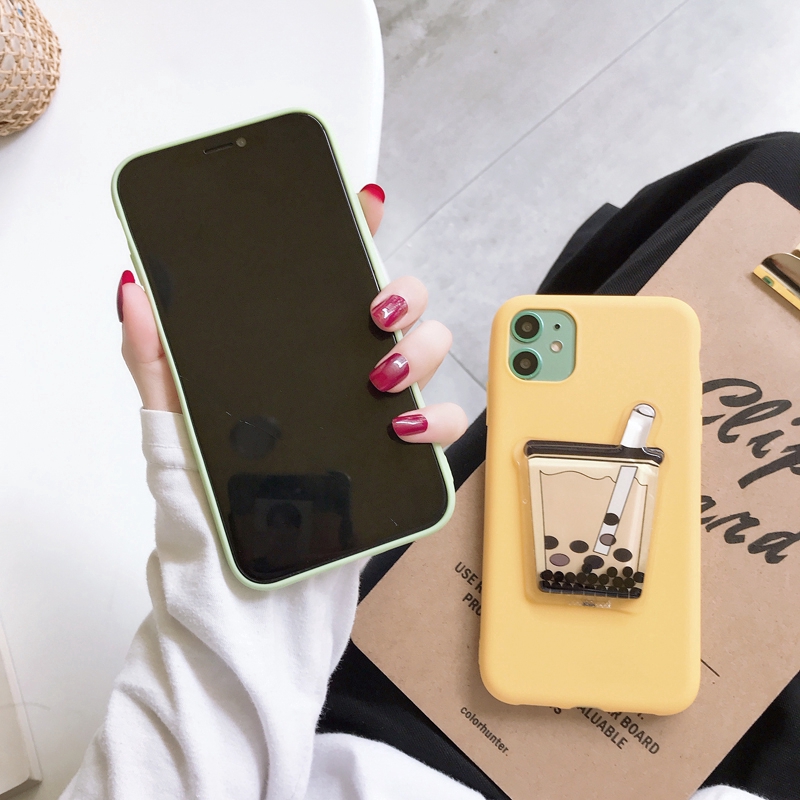 Ốp Lưng Hình Ly Trà Sữa Xinh Xắn Cho Điện Thoại Realme C11 C3 5i 5s 5 Pro C2 Oppo A5 A9 2020 A5S A3S F11 Pro F9 A91 A1K | BigBuy360 - bigbuy360.vn