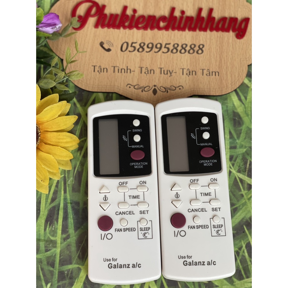 [Bảo hành 03 tháng] Remote máy lạnh GALANZ