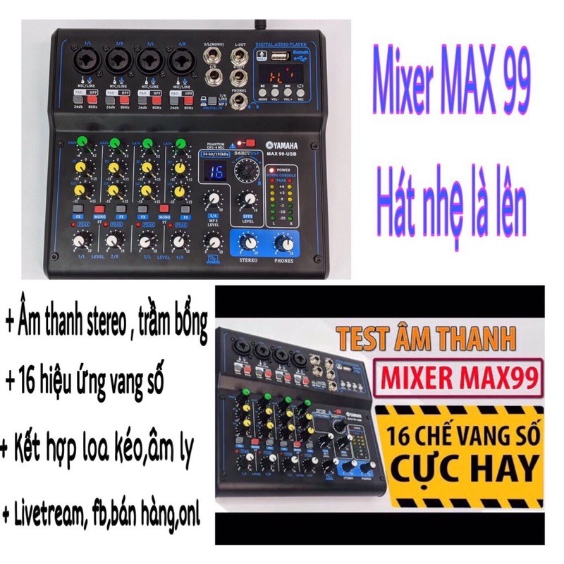 Bộ Mic TAKSTAR PC K200-Bàn MIXER MAX99-Hát Thu Âm Và Karaoke Cực Hay bảo hành 1 năm