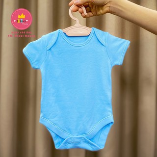 [BÁN LỖ] Hàng Auth nhập khẩu - Body Suit màu trơn cơ bản cho bé