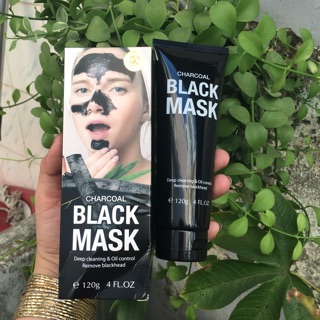 MẶT NẠ LỘT MỤN THAN TRE BLACK MASK CHARCOAL  120g