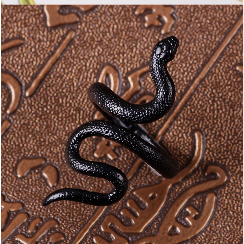 Nhẫn Hình Rắn Phong Cách Retro Thời Trang Dành Cho Nam Và Nữ