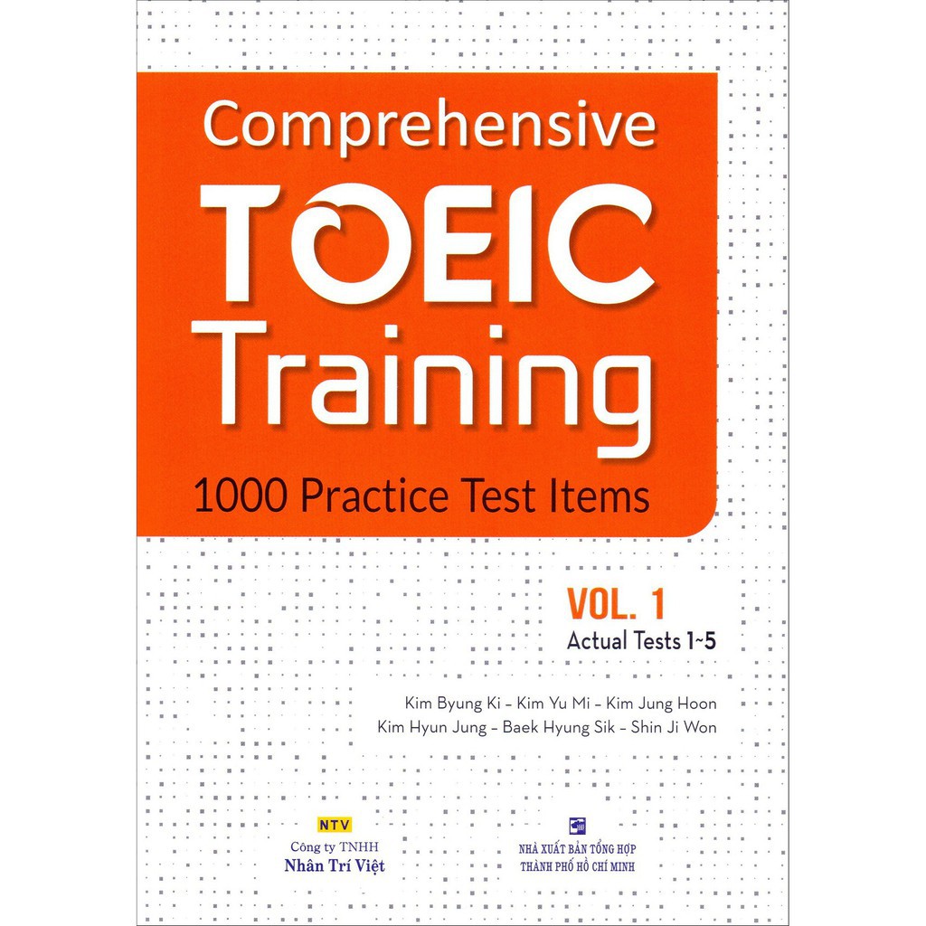 Sách - Comprehensive Toeic Training 1000 Practice Test Items (Vol 1) - Kèm CD