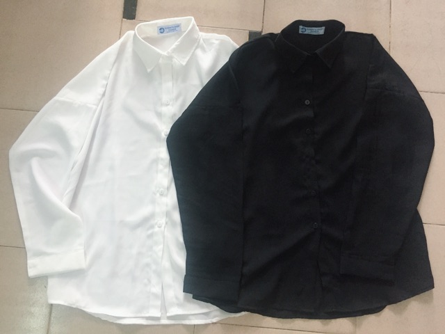  Áo sơ mi Oversize lụa tơ ấn (có 3 màu) | BigBuy360 - bigbuy360.vn