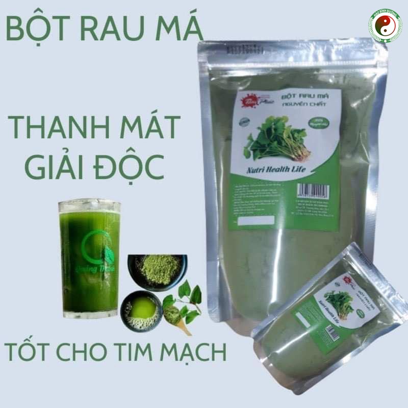 Bột Rau Má Sấy Lạnh Nguyên Chất Giúp Thanh Mát Giải Độc Tốt Cho Tim Mạch