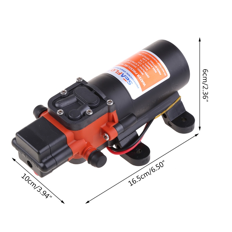 Máy Bơm Nước Diaphragm Có Công Tắc Áp Suất 35PSI 12v Chuyên Dụng Cho Máy Bơm Nước Rv Marine Ya