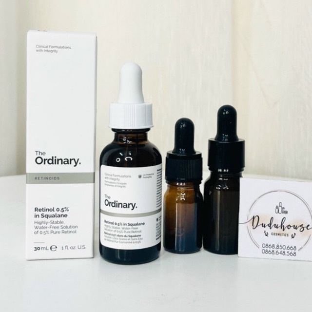 Tinh chất chống lão hoá The ordinary retinol 0.5% in squalane 30ml