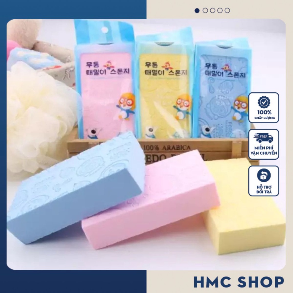 Bông tắm, Miếng kỳ ghét siêu sạch Hàn Quốc PORORO