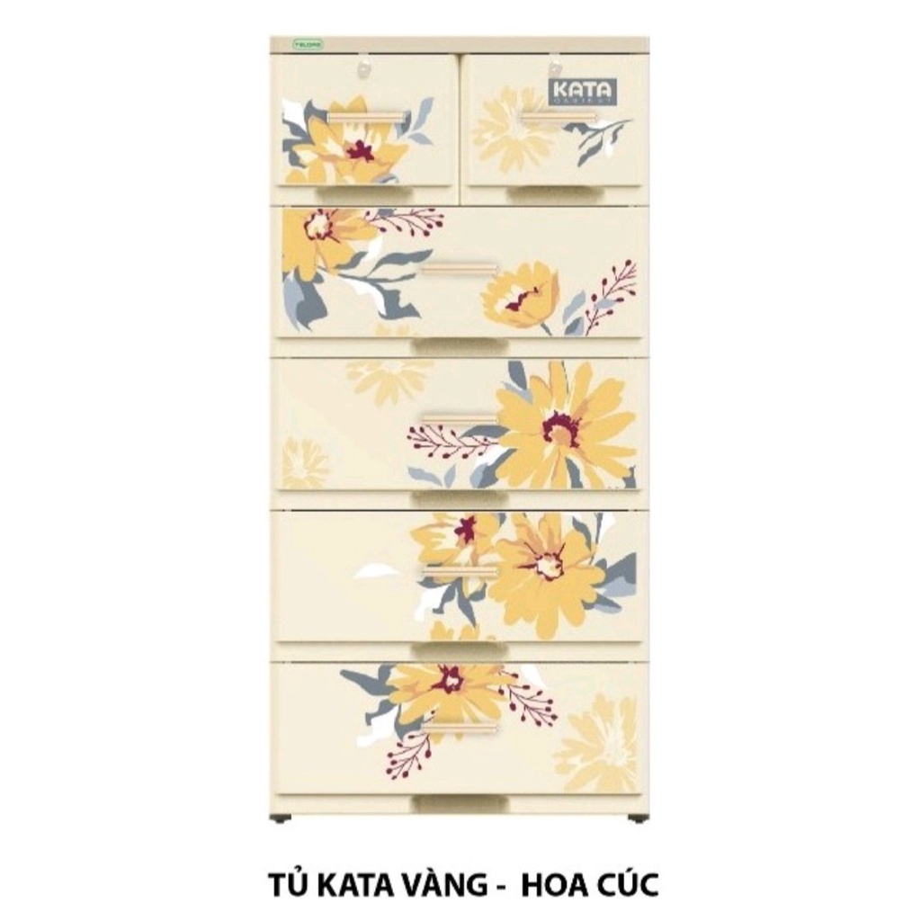 [GIÁ HỦY DIỆT]⭐Tủ nhựa KaTa 5 tầng 6 ngăn chính hãng, tủ nhựa cho bé 60x120cm  hàng chính hãng giá tốt HCM - Nemtot