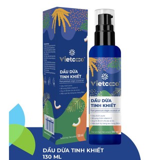 Dầu Dừa Tinh Khiết Vietcoco :CHAI XỊT 130ML - 90ML