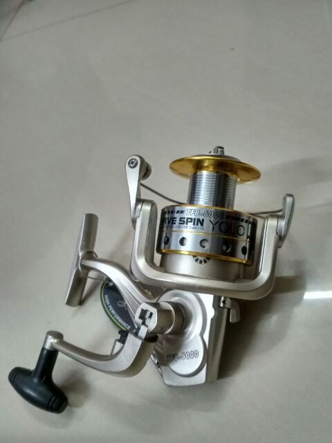 Bộ cần Shimano 2 khúc đặc, máy Yolo 6000