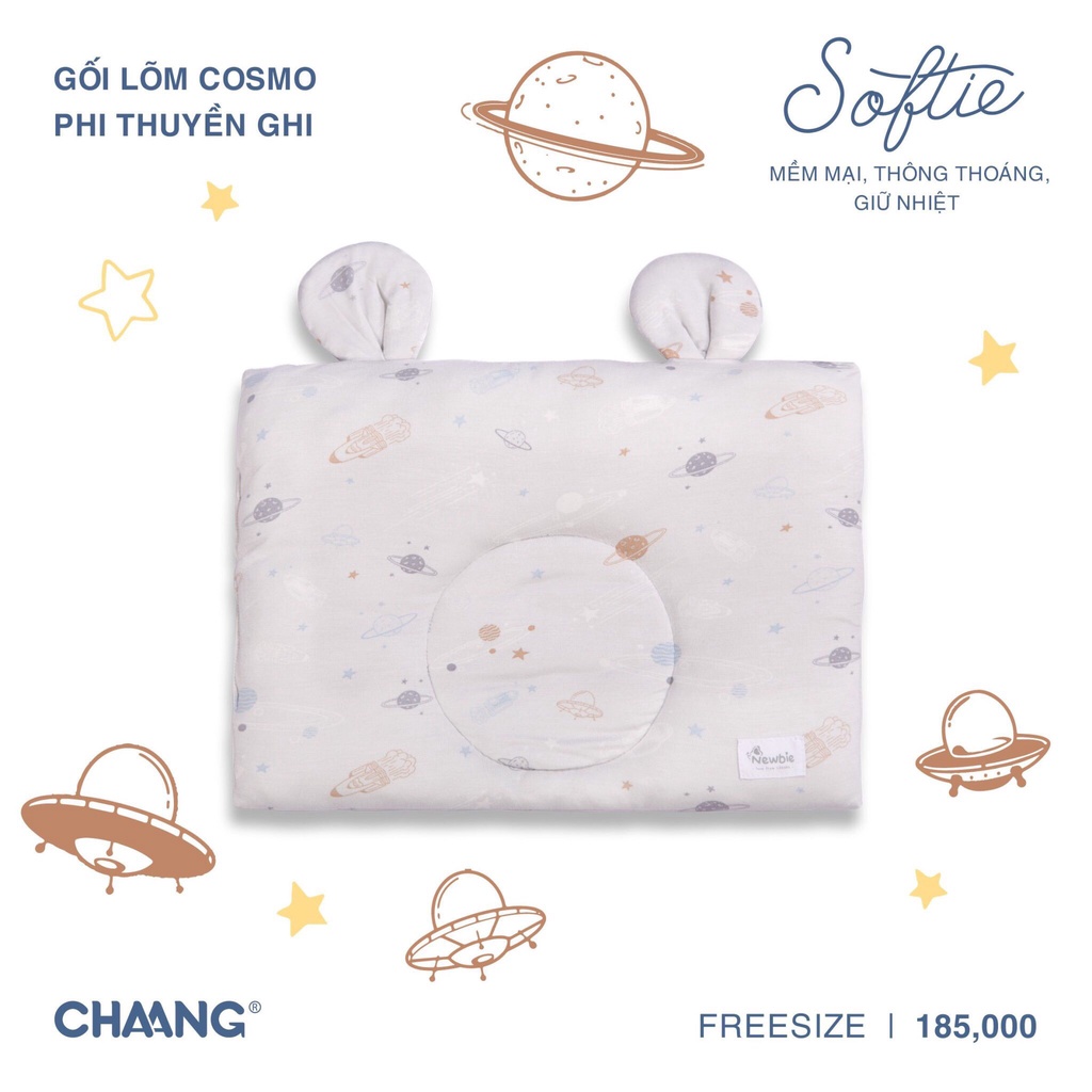CHAANG Sơ sinh- Gối nằm lõm cho bé Cosmos(3 màu) AW2022D13