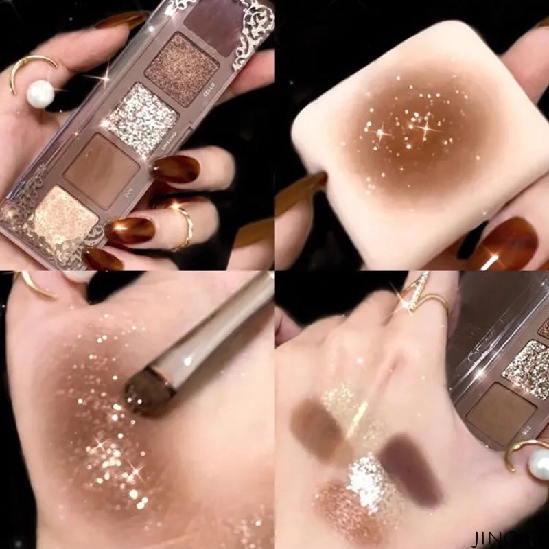 [Hàng mới về] Bảng phấn mắt JADED năm màu lì lấp lánh | BigBuy360 - bigbuy360.vn