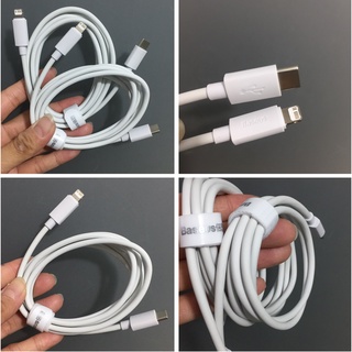 Bộ 2 cáp sạc nhanh cho iphone Baseus Simple Wisdom (1.5m)