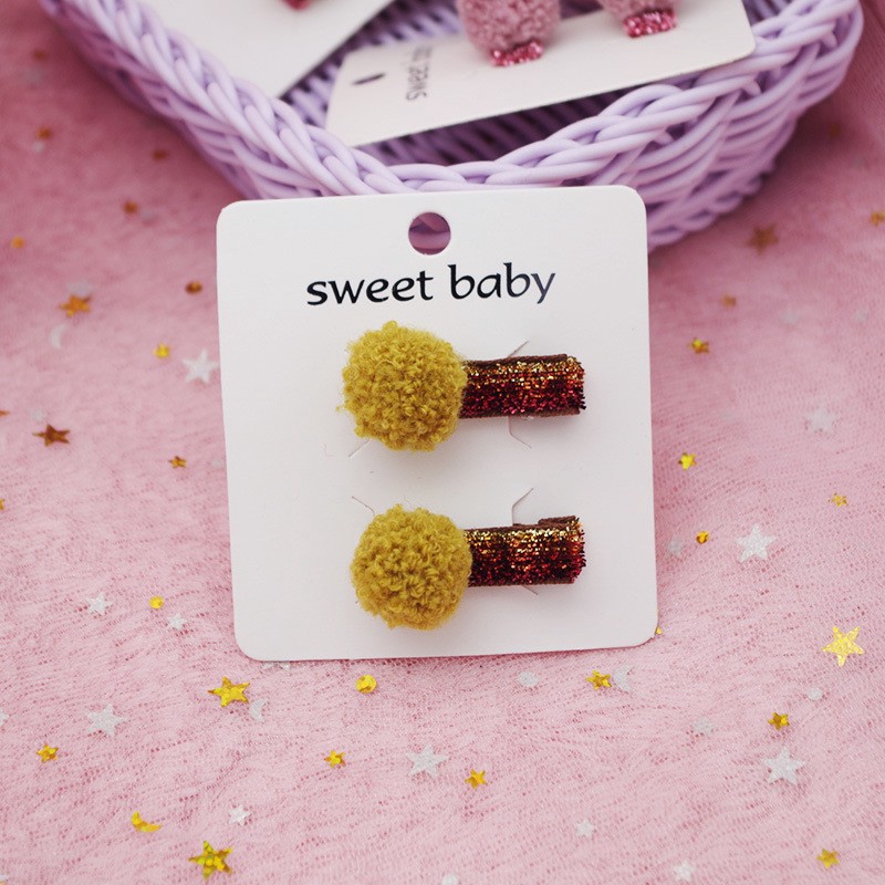 Kẹp tóc công chúa đính kim sa lung linh xinh xắn cho bé gái