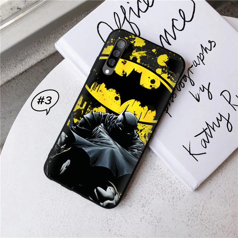 Ốp Điện Thoại Silicon In Logo Batman Chống Rơi Cho Samsung S6 S7 Edge Samsung S8 S9 S10 Plus